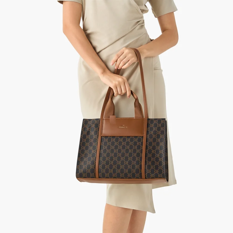 كريس بيلا Monogram Print Tote Bag for Women